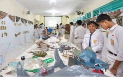 SMPN 2 Kasihan Gelar Pameran Seni, Olah Limbah Jadi Karya Bernilai Tinggi