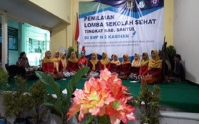 Pengamanan Lomba Sekolah Sehat Di SMPN 2 Kasihan
